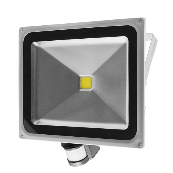 Proyector De Area Led Con Sensor 50W (Cob) Luz Dia
