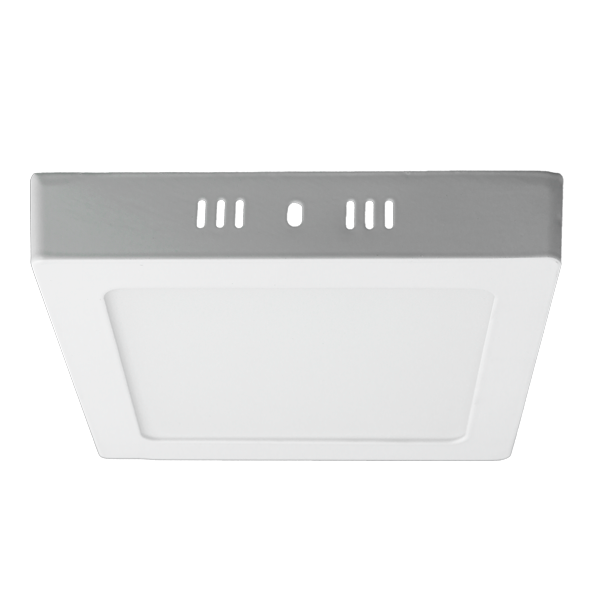 Panel Led Sobrepuesto Cuadrado 12W 6500K Luz Dia