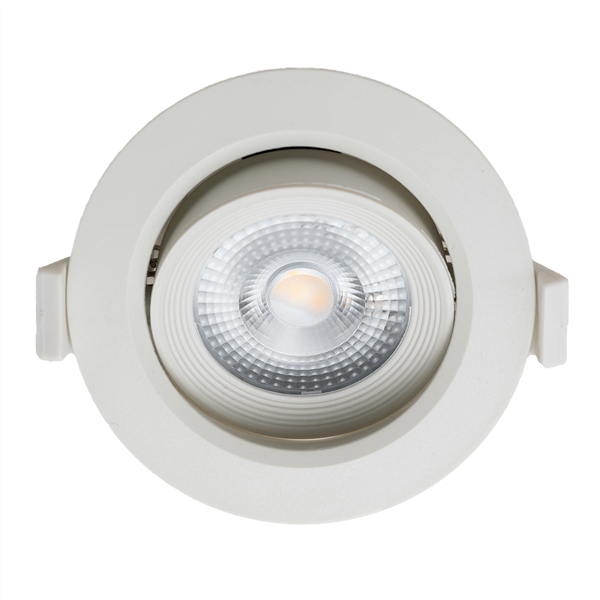 Foco Led Embutido Orientable 7X1W 2700K Bicel Blanco
