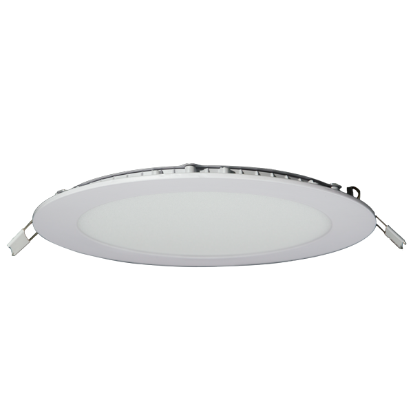 Panel Led Embutido Redondo 12W  Luz Calida