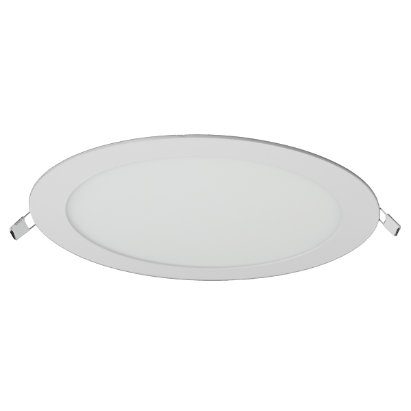 Panel Led Embutido Redondo 18W  Luz Calida