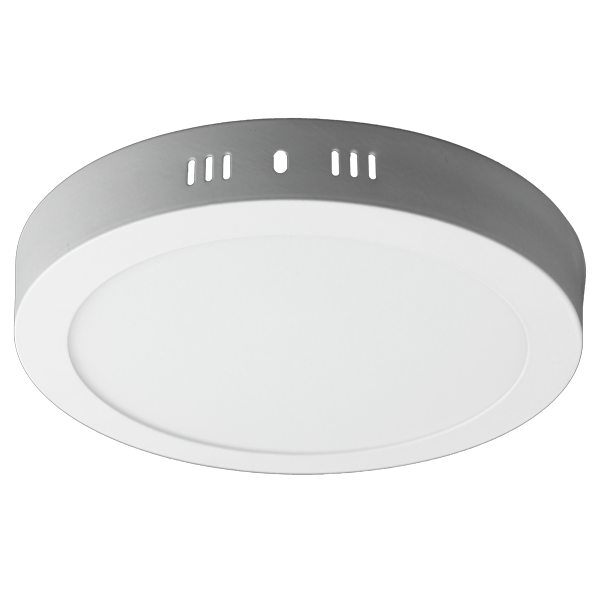 Panel Led Sobrepuesto Redondo 18W 2700K Luz Calida