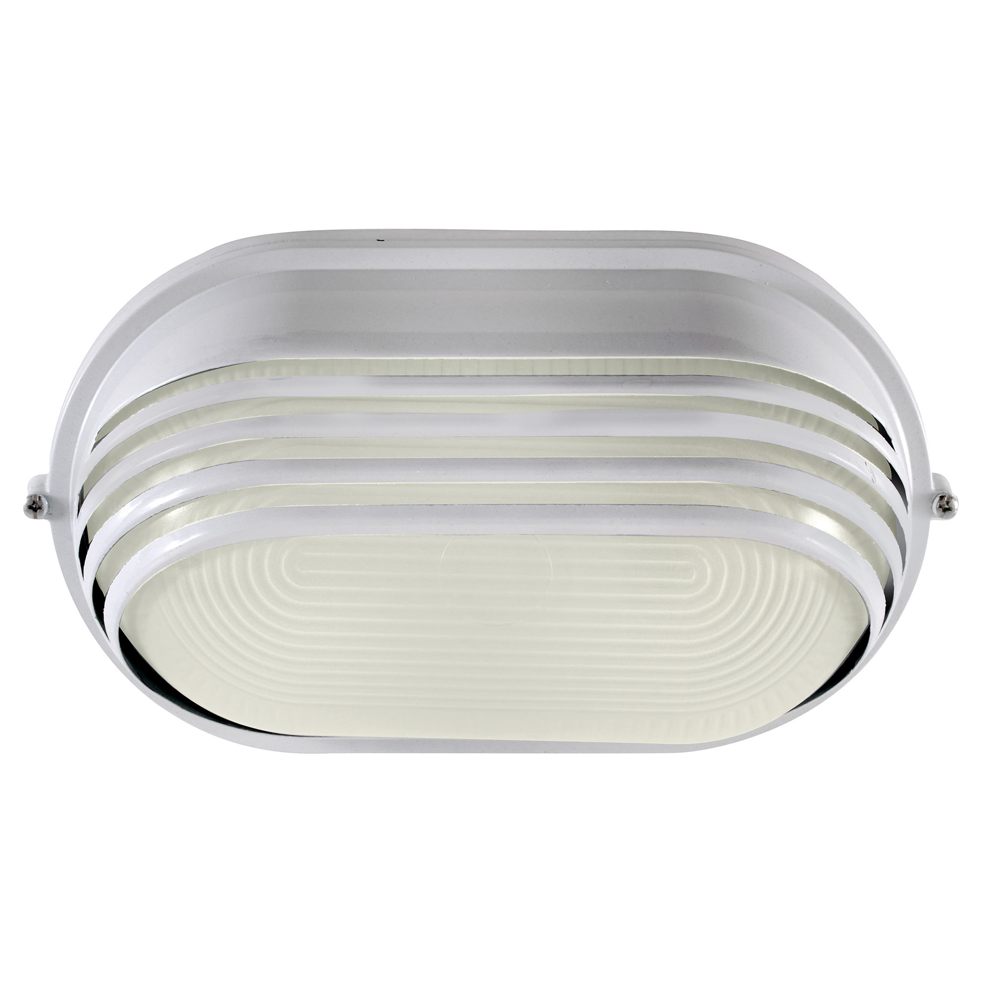 Foco Tortuga Ovalada 1/2 Tapa 60W Blanco(A107)