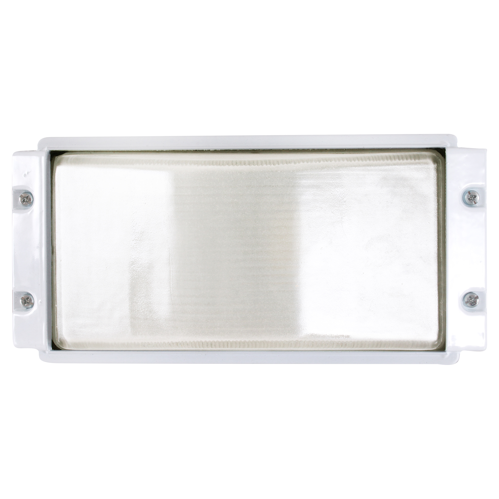 Tortuga Ovalada Rectangular Lisa 100W Blanco