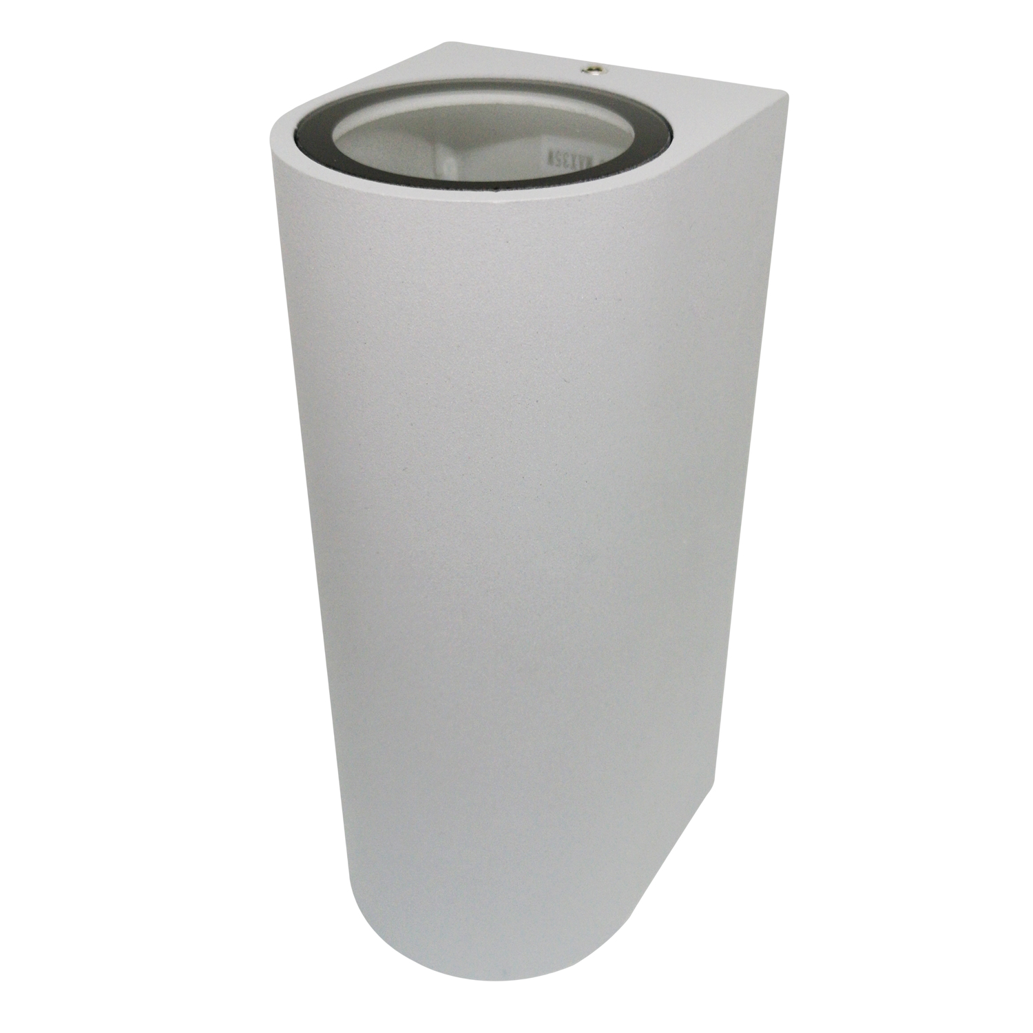 Aplique Redondo bidireccional IP44 GU10 Gris Claro 2 Luces