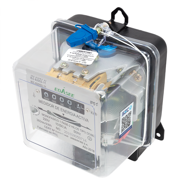 Medidor Magnetico Monofásico Certificado 10(50)A