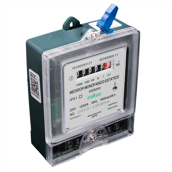 Medidor Electronico Monofasico Certificado 10(50)A