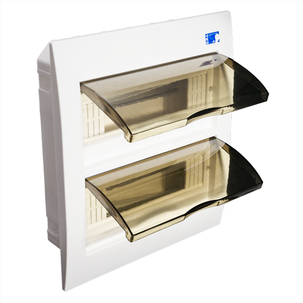 Tablero Embutido Tapa Clara 24 Modulos
