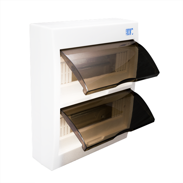 Tablero Sobrepuesto Tapa Clara 24 Modulos