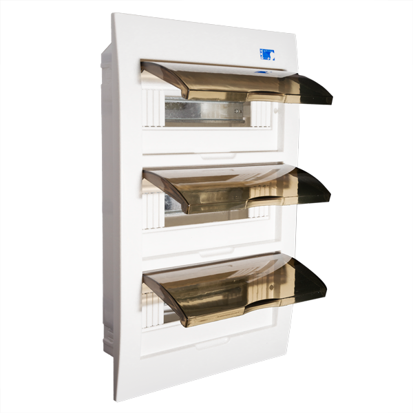 Tablero Embutido Tapa Clara 36 Modulos