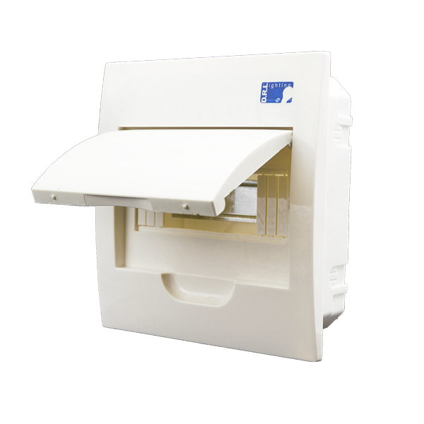 Tablero Embutido Tapa Blanca 8 Modulos