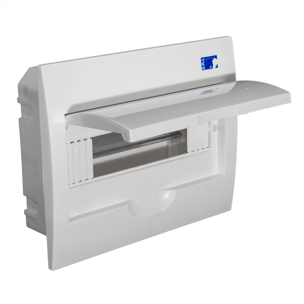 Tablero Embutido Tapa Blanca 12 Modulos