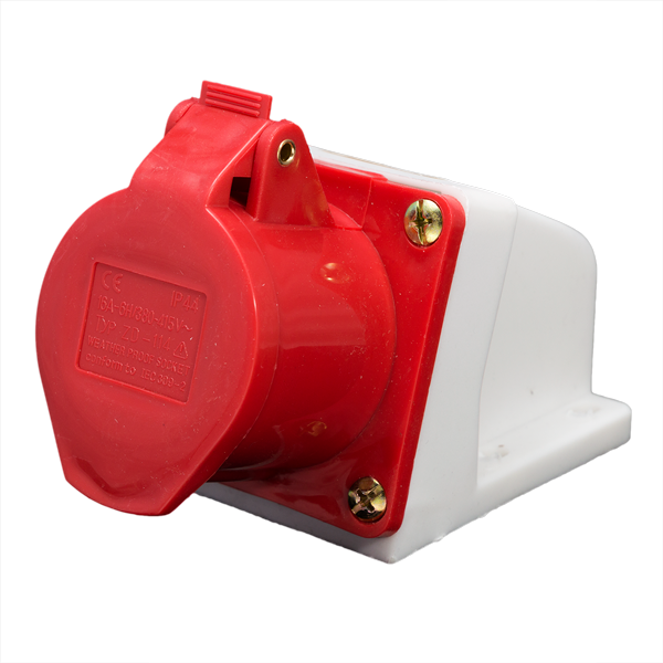 Enchufe Industrial Hembra Sobrepuesta 16A 3P+T