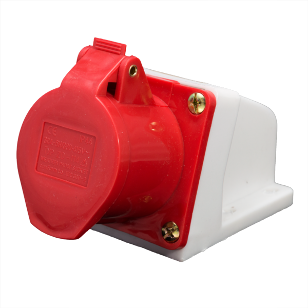 Enchufe Industrial Hembra Sobrepuesta 32A 3P+T