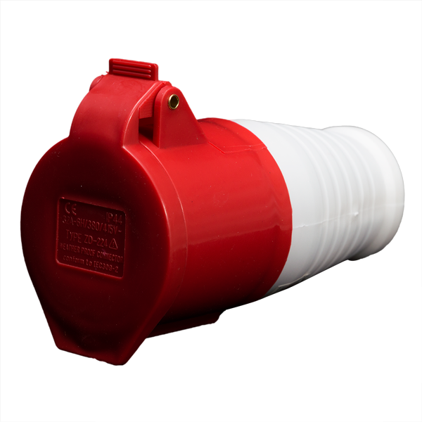 Enchufe Industrial Hembra Volante 32A 3P+T
