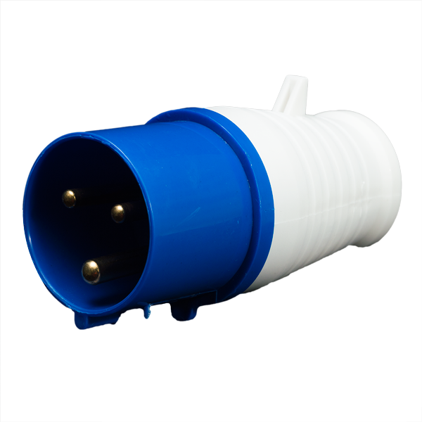 Enchufe Industrial Macho Volante 16A 2P+T