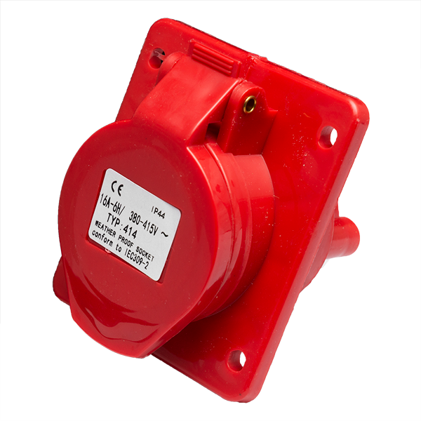 Enchufe Industrial Hembra Embutida 16A 3P+T