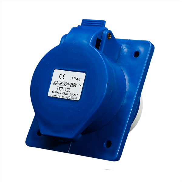 Enchufe Industrial Hembra Embutida 32A 2P+T