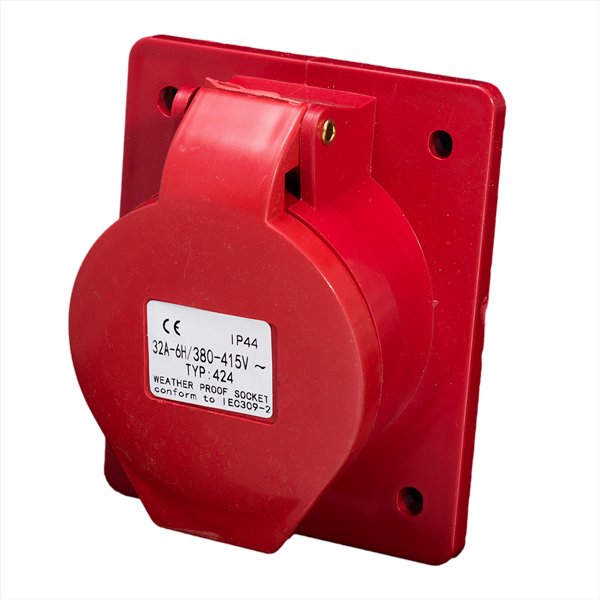 Enchufe Industrial Hembra Embutida 32A 3P+T
