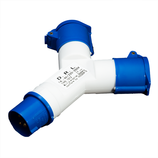 Enchufe Industrial Adaptador Volante 1M A 2H 16A 2P+T