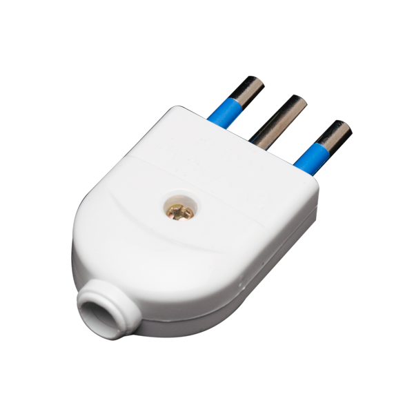 Enchufe Macho Volante 10A 2P+T