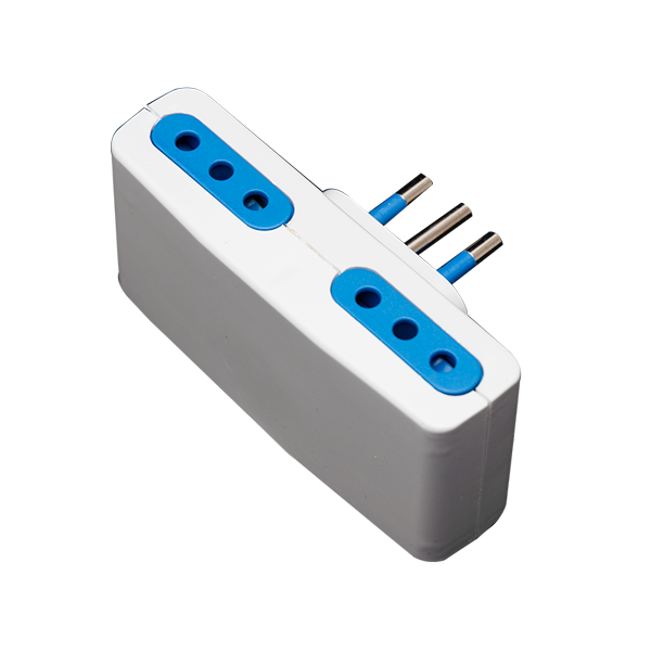 Enchufe Adaptador Cuadruple 10A 2P+T – 1M 4H