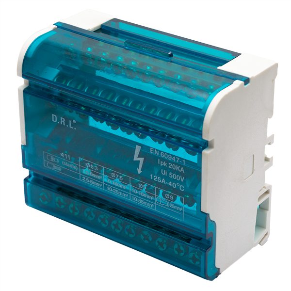 Repartidor Tetrapolar 11 Pos. 125A
