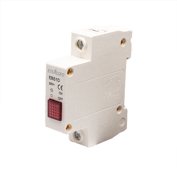 Luz Piloto Para Riel Din 220V – Rojo