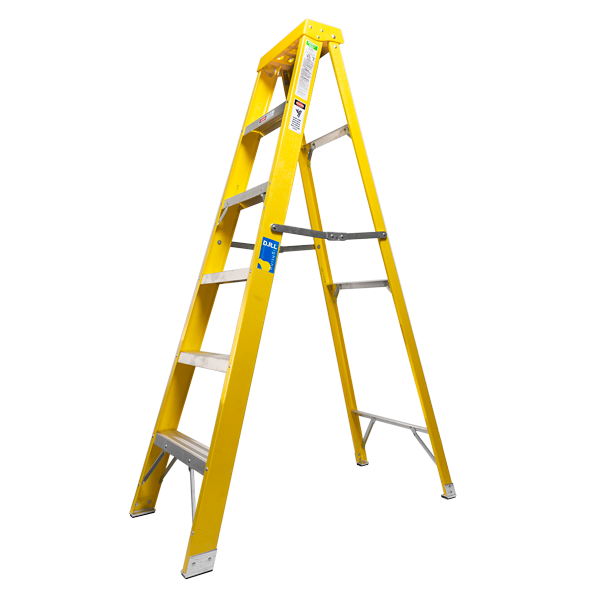 Escala Fibra De Vidrio Tijera 1,8 M (Fm210-105Ii)