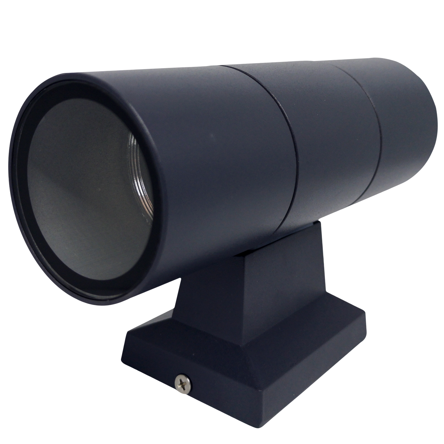 Aplique Circular Bidireccional IP44 GU10 Gris Oscuro 2 Luces