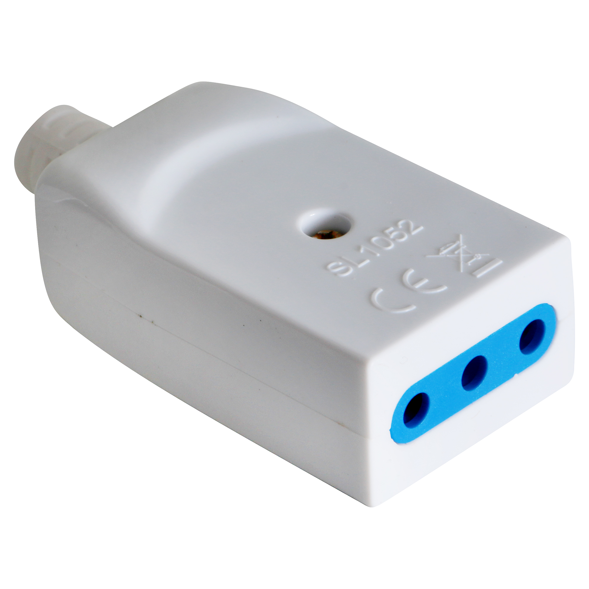 Enchufe Hembra Volante 10A 2P+T